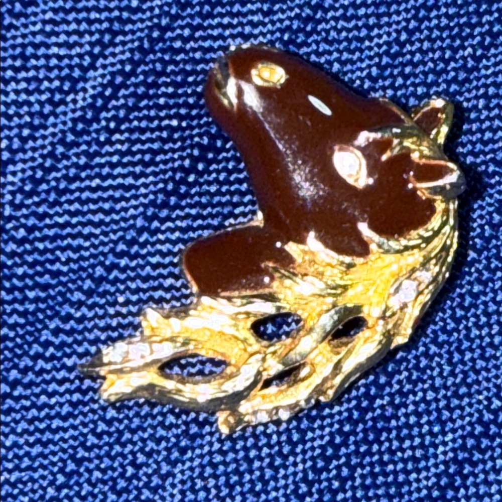 1960s Attwood and Sawyer horse head brooch